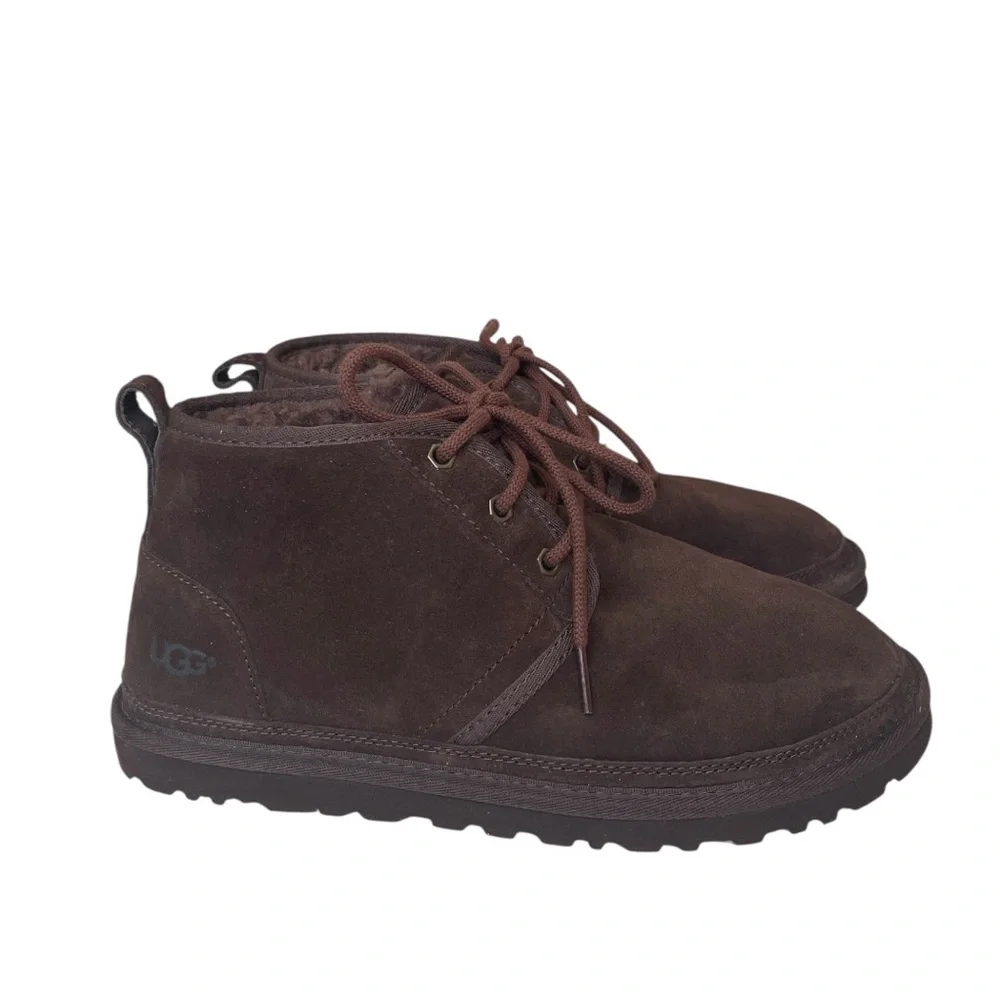 Ugg Neumel Distressed Burnt Cedar Brown Men’s 8 - Picture 2 of 10